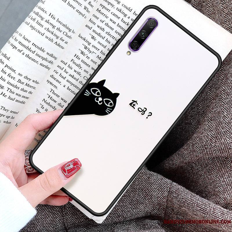 Honor 9x Pro Coque Silicone Personnalité Chat Nouveau Jeunesse Amoureux Incassable