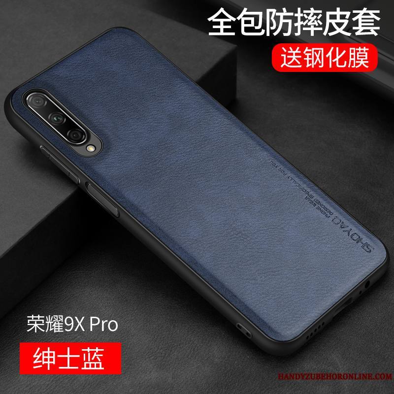 Honor 9x Pro Protection Tout Compris Incassable Simple Créatif Étui En Cuir Coque