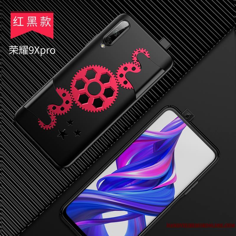 Honor 9x Pro Tout Compris Créatif Coque Très Mince Net Rouge Personnalité Marque De Tendance