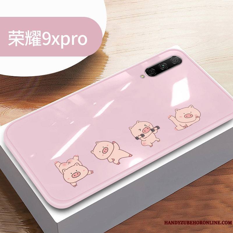 Honor 9x Pro Tout Compris Dessin Animé Silicone Étui Coque De Téléphone Marque De Tendance Amoureux