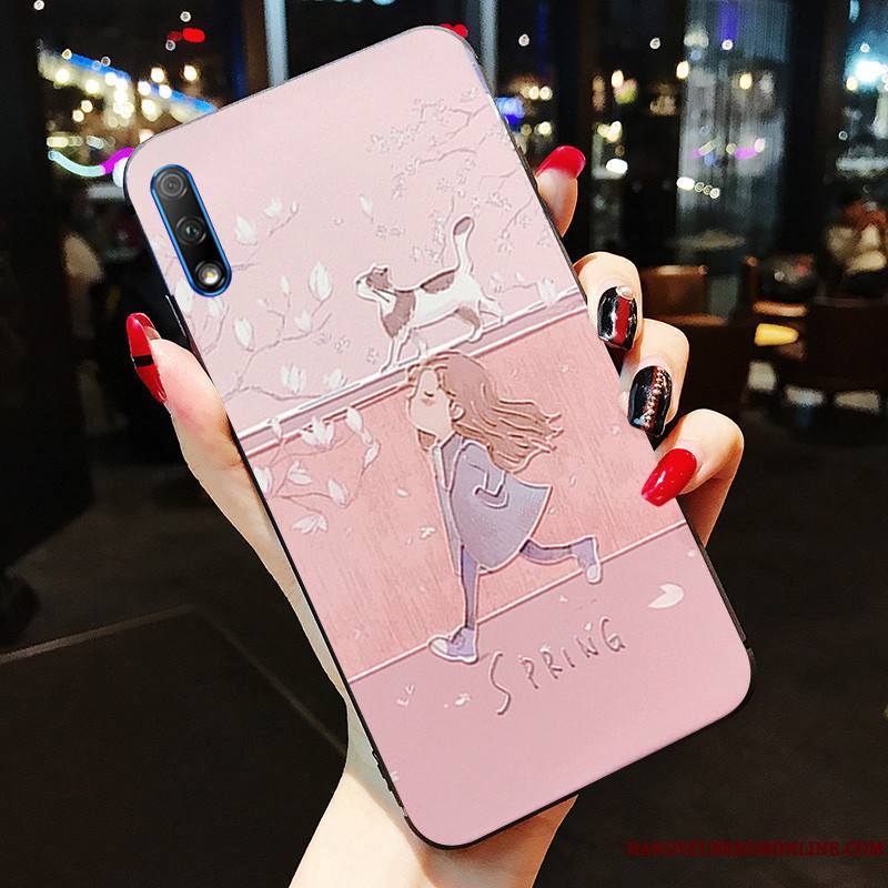 Honor 9x Silicone Incassable Ornements Suspendus Coque Étui Tout Compris Fluide Doux