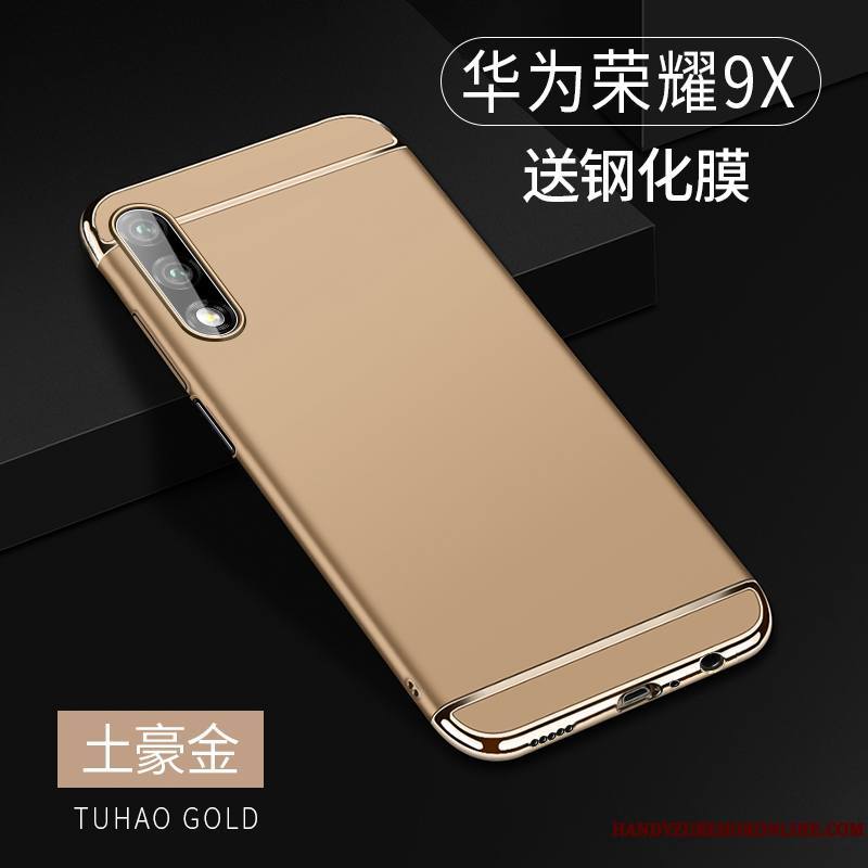 Honor 9x Tout Compris Coque De Téléphone Nouveau Délavé En Daim Très Mince Incassable Protection