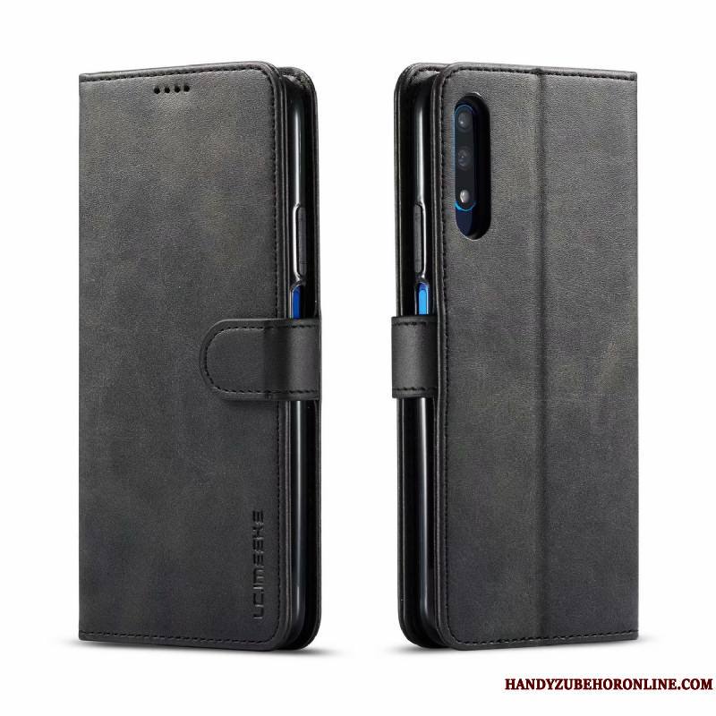 Honor 9x Tout Compris Gris Étui Étui En Cuir Incassable Clamshell Coque De Téléphone