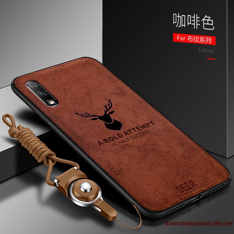 Honor 9x Vintage Silicone Coque De Téléphone Simple Incassable Tout Compris Protection