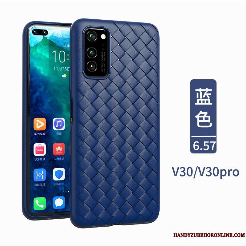 Honor View30 Coque Respirant Incassable Noir Tout Compris Tissage Marque De Tendance Silicone