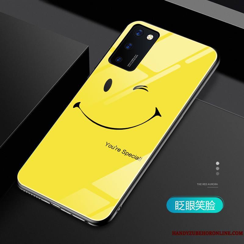 Honor View30 Dessin Animé Coque Fluide Doux Difficile Verre Très Mince Marque De Tendance