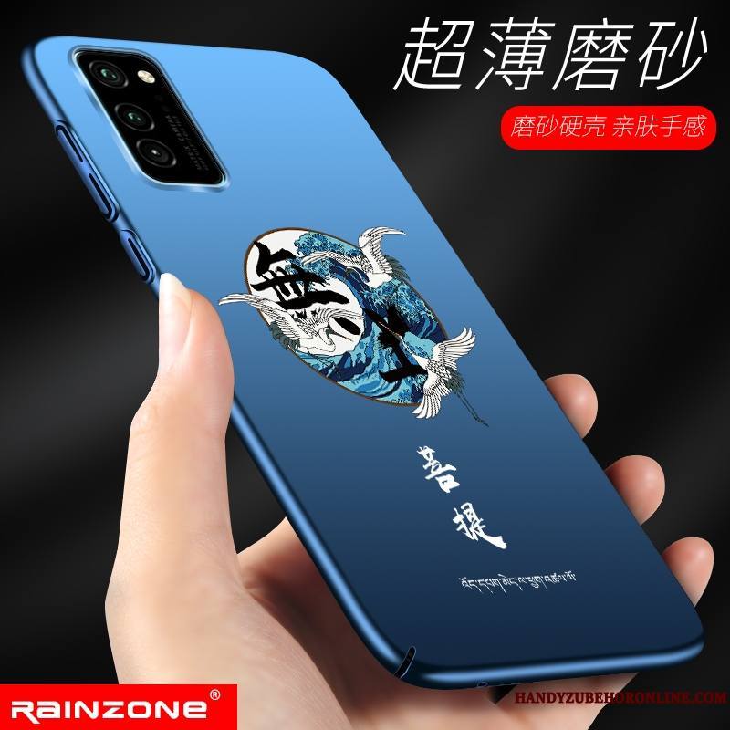 Honor View30 Pro Bleu Silicone Nouveau Coque Légères Très Mince Magnétisme