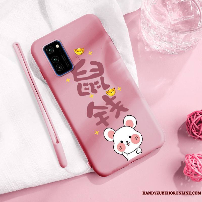 Honor View30 Pro Coque De Téléphone Tendance Amoureux Personnalité Simple Créatif Net Rouge