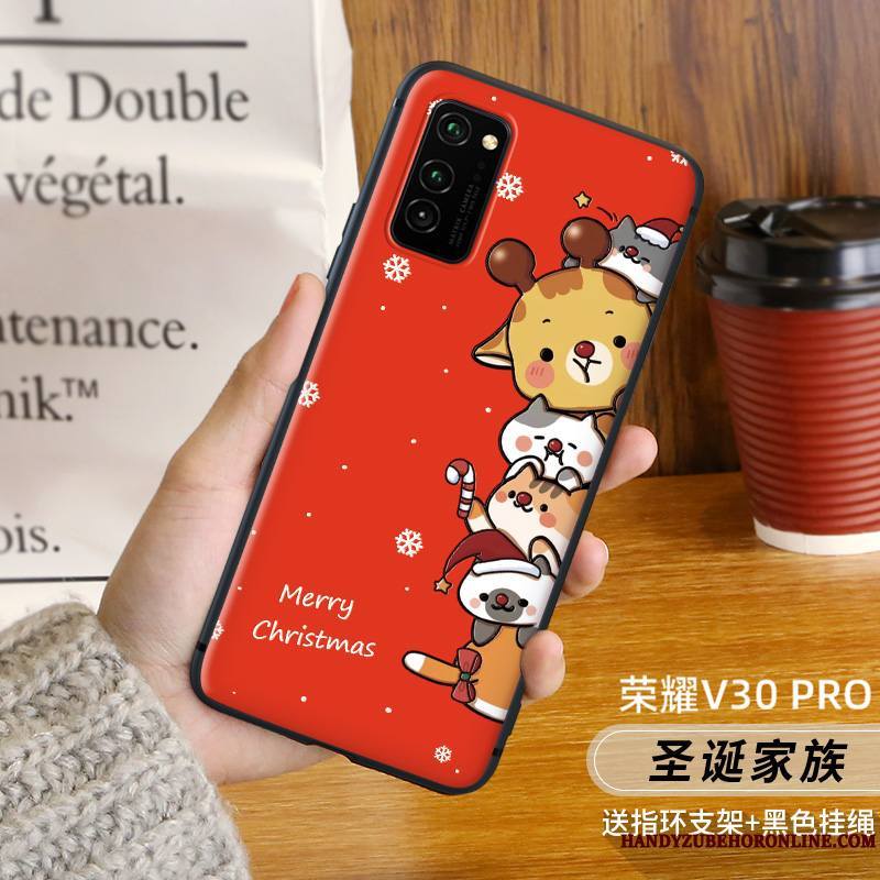 Honor View30 Pro Coque Nouveau Rat Simple Personnalité Très Mince Délavé En Daim Créatif