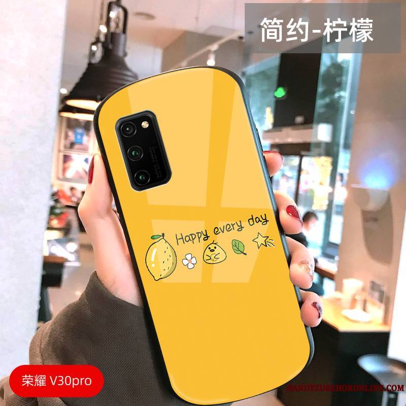 Honor View30 Pro Coque Étui Jeux Difficile Protection Verre Vert