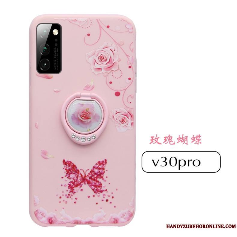 Honor View30 Pro Incassable Étui Rose Tout Compris Nouveau Coque Fluide Doux