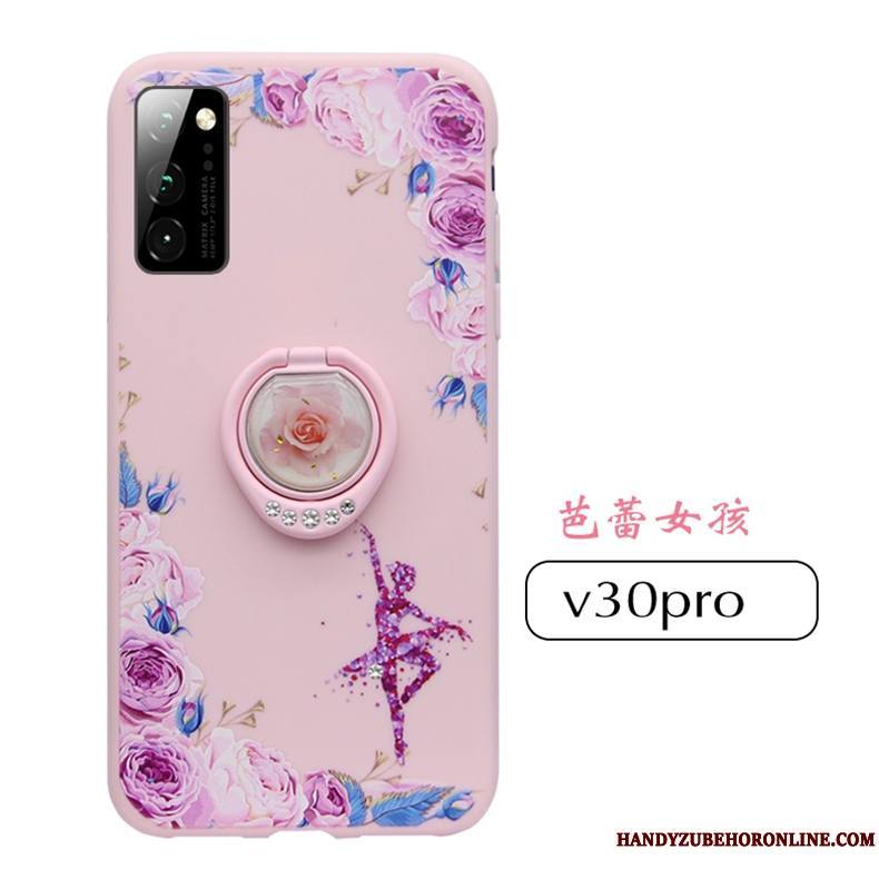 Honor View30 Pro Incassable Étui Rose Tout Compris Nouveau Coque Fluide Doux