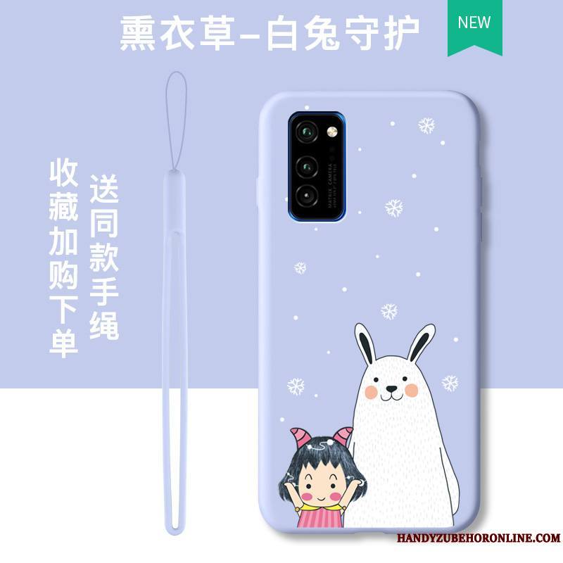 Honor View30 Pro Protection Charmant Coque De Téléphone Tendance Tout Compris Bleu Dessin Animé