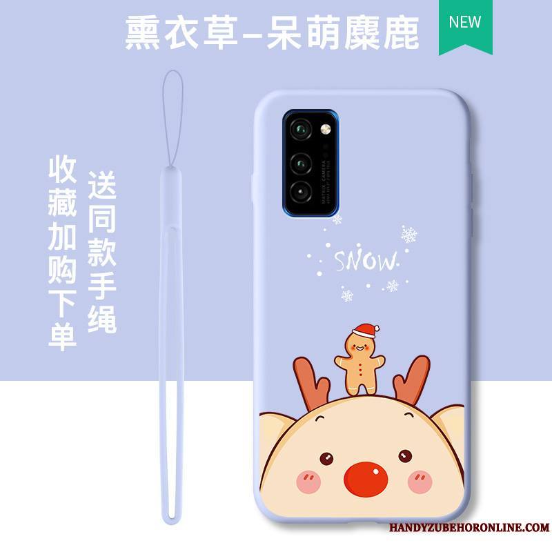 Honor View30 Pro Protection Charmant Coque De Téléphone Tendance Tout Compris Bleu Dessin Animé