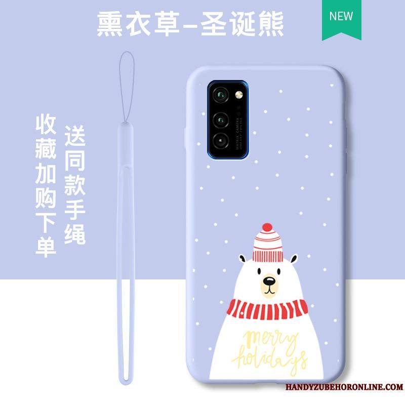 Honor View30 Pro Protection Charmant Coque De Téléphone Tendance Tout Compris Bleu Dessin Animé