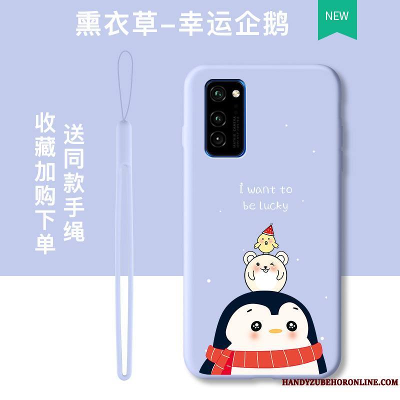 Honor View30 Pro Protection Charmant Coque De Téléphone Tendance Tout Compris Bleu Dessin Animé