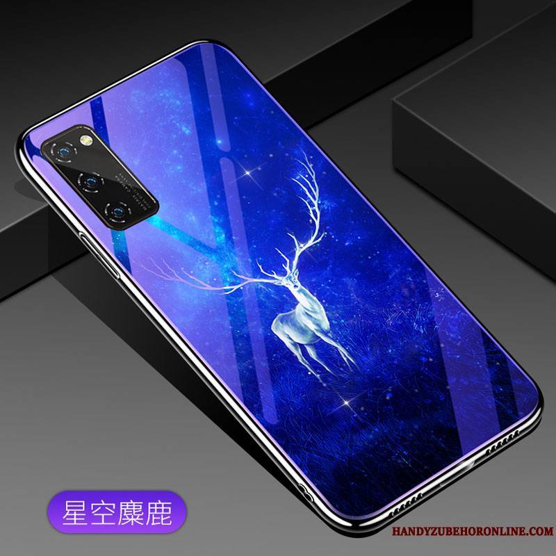 Honor View30 Pro Violet Coque De Téléphone Silicone Net Rouge Nouveau Marque De Tendance Petit