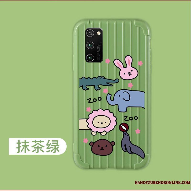 Honor View30 Protection Coque De Téléphone Nouveau Dessin Animé Étui Net Rouge Vert