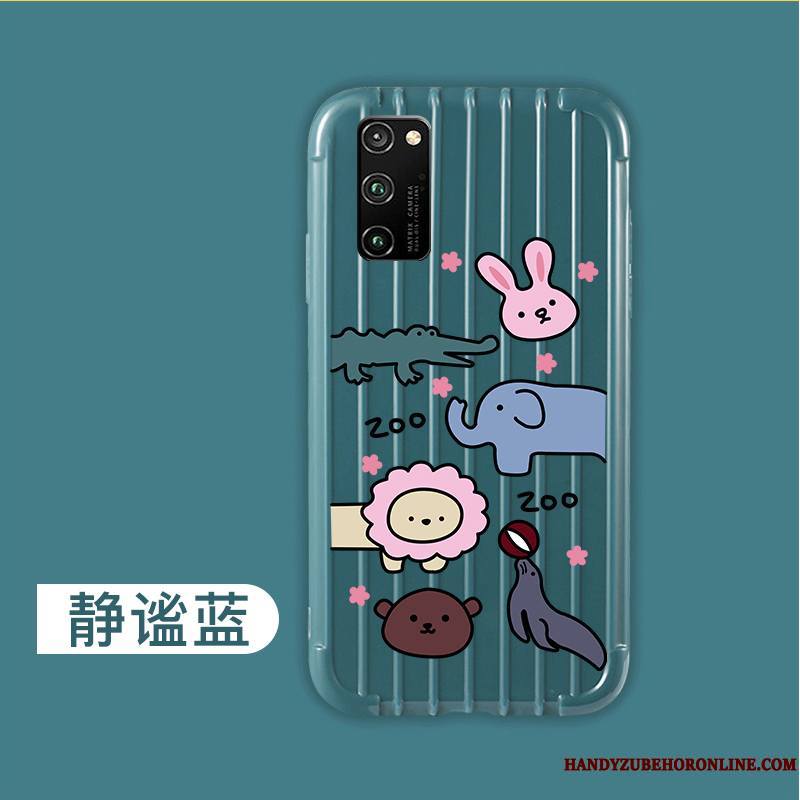 Honor View30 Protection Coque De Téléphone Nouveau Dessin Animé Étui Net Rouge Vert