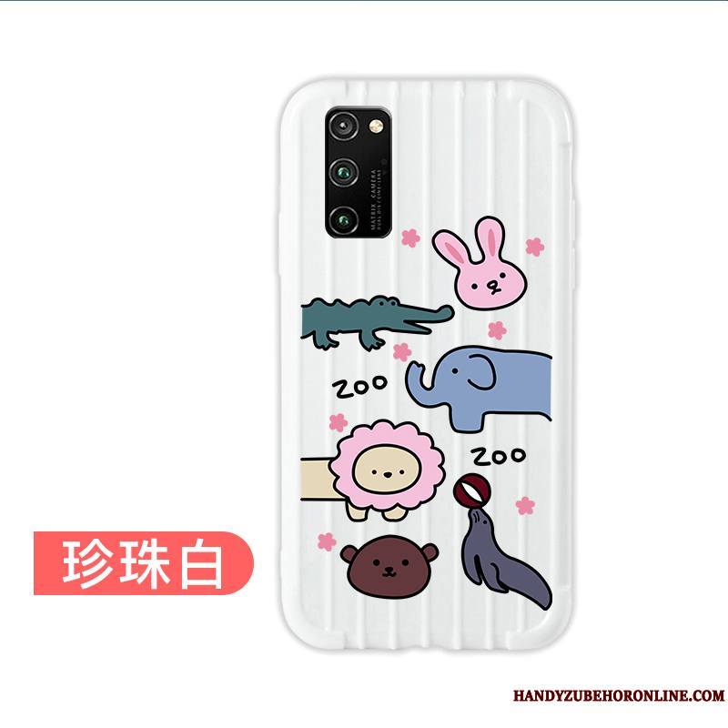 Honor View30 Protection Coque De Téléphone Nouveau Dessin Animé Étui Net Rouge Vert