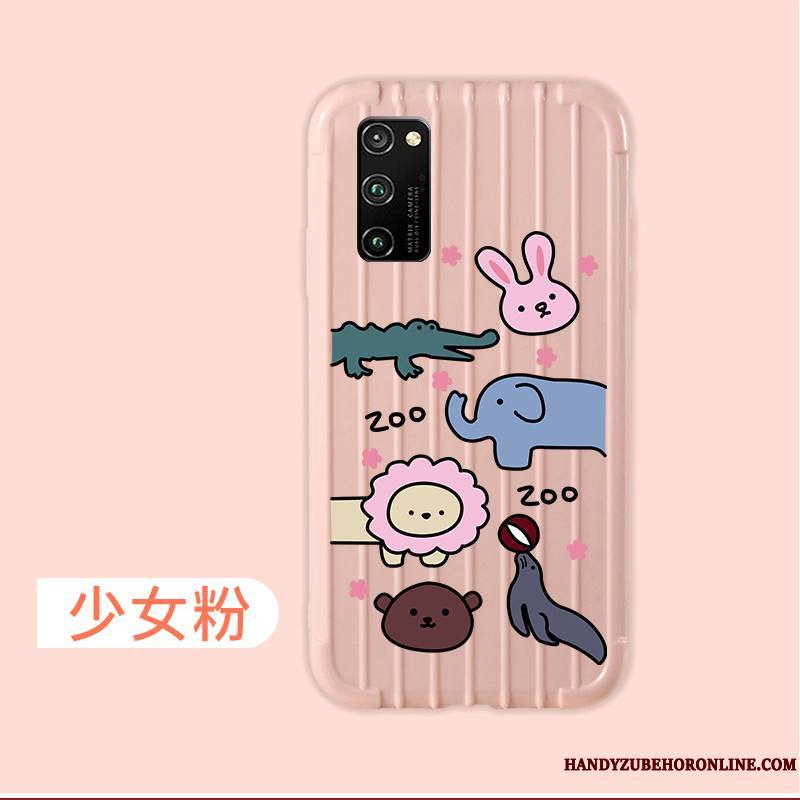 Honor View30 Protection Coque De Téléphone Nouveau Dessin Animé Étui Net Rouge Vert