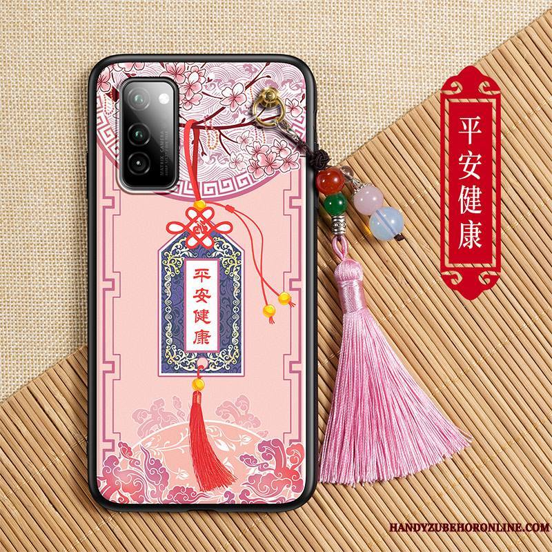 Honor View30 Rouge Coque De Téléphone À Franges Style Chinois Mode