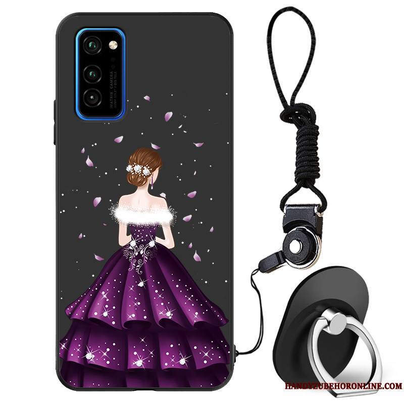 Honor View30 Étui Silicone Coque De Téléphone Marque De Tendance Net Rouge Violet Protection