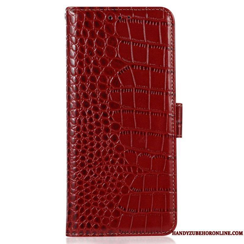 Housse Huawei Mate 50 Pro Style Crocodile RFID