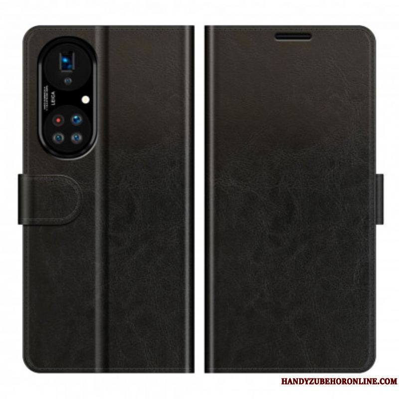 Housse Huawei P50 Pro Style Cuir Design