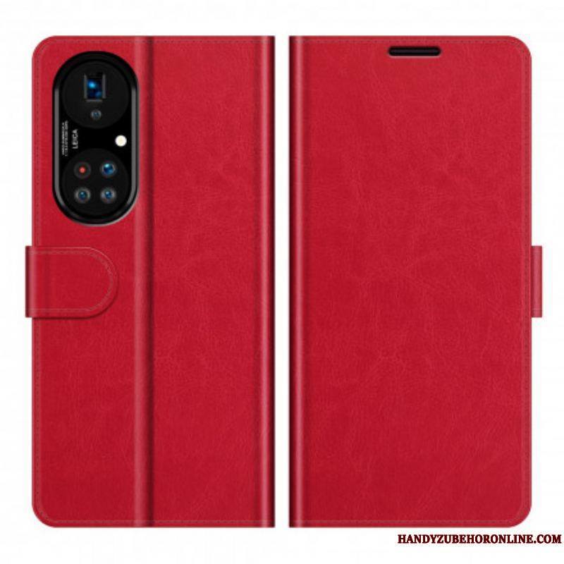 Housse Huawei P50 Pro Style Cuir Design