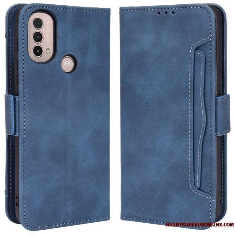 Housse Moto E40 / E30 / E20 Classe Première Multi-Cartes