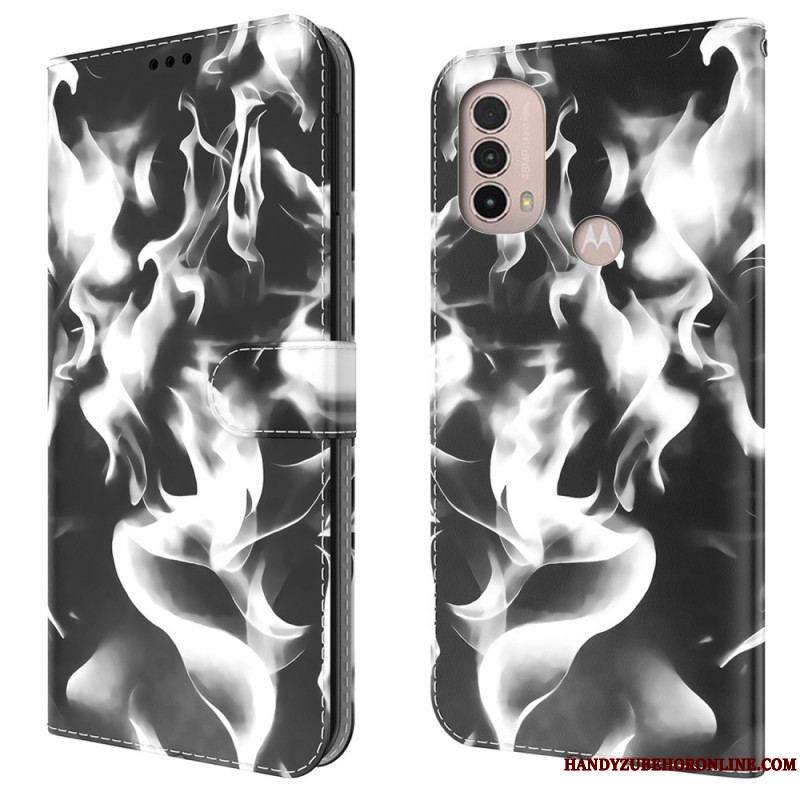 Housse Moto E40 / E30 /E20 Motif Abstrait