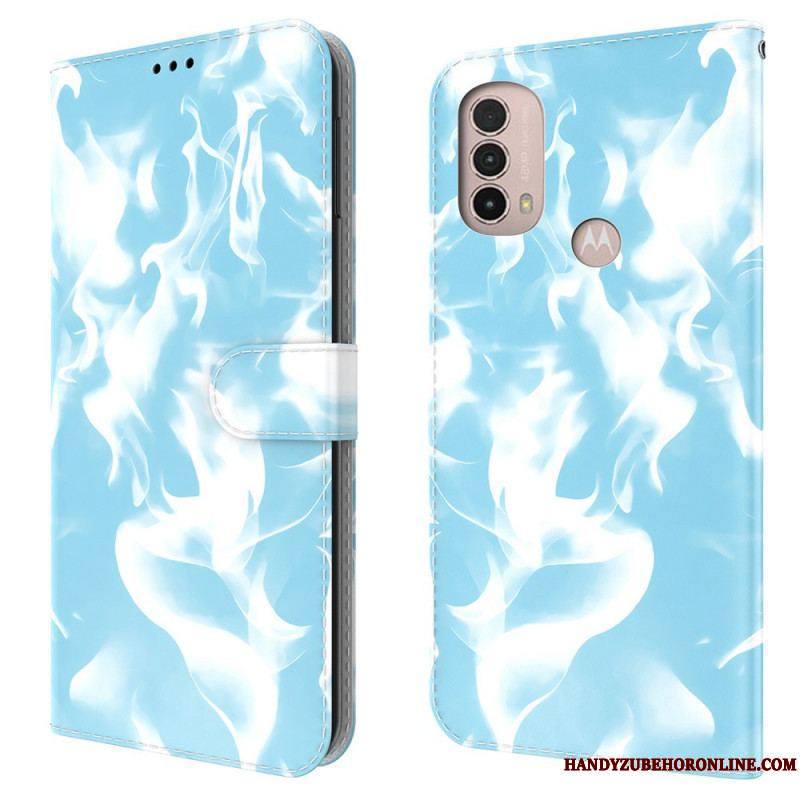 Housse Moto E40 / E30 /E20 Motif Abstrait