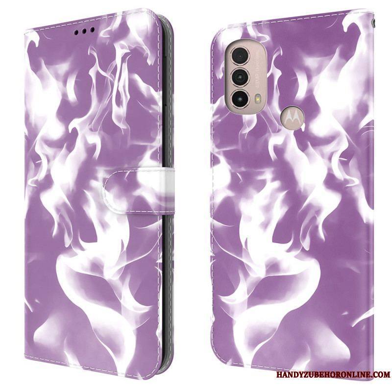 Housse Moto E40 / E30 /E20 Motif Abstrait