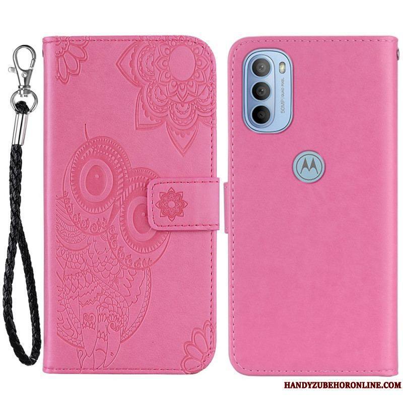 Housse Moto G41 / G31 Hibou Mandala