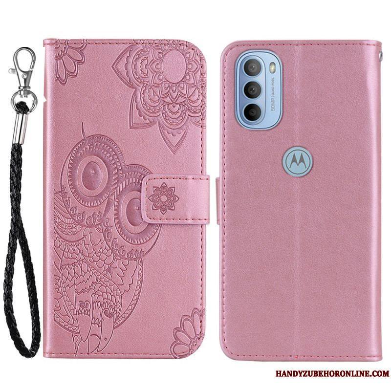 Housse Moto G41 / G31 Hibou Mandala