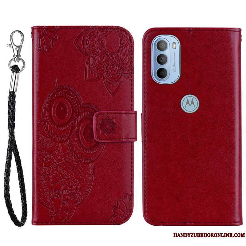 Housse Moto G41 / G31 Hibou Mandala