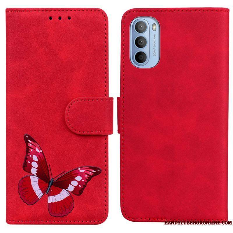 Housse Moto G41 / G31 Skin-Touch Papillon