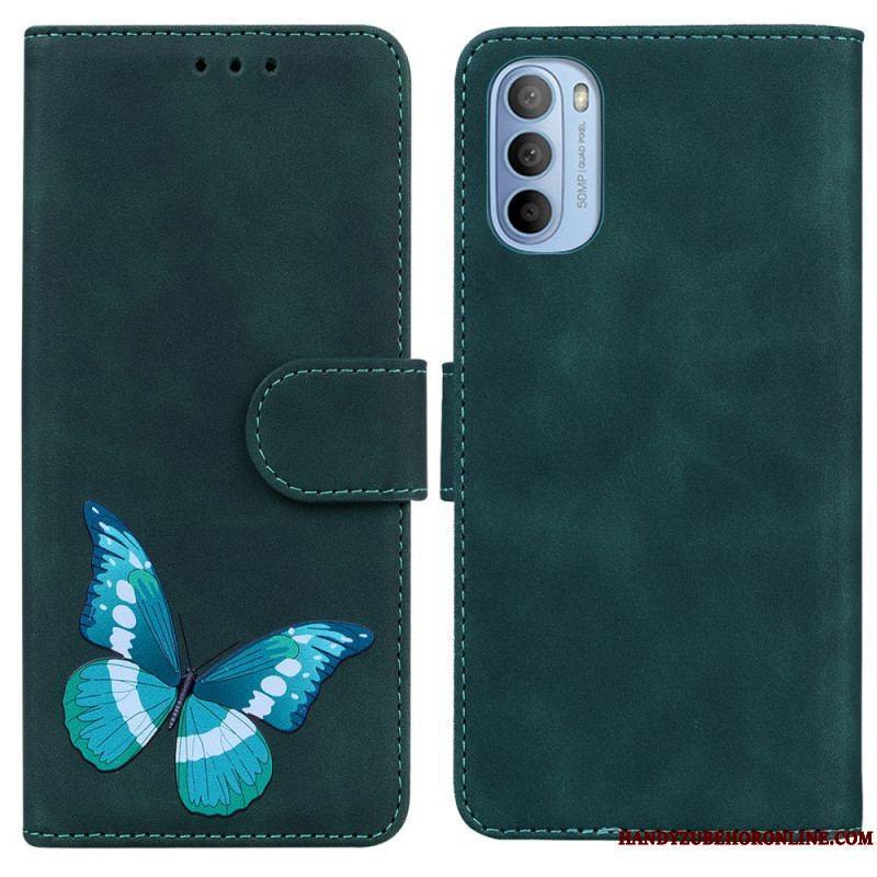 Housse Moto G41 / G31 Skin-Touch Papillon