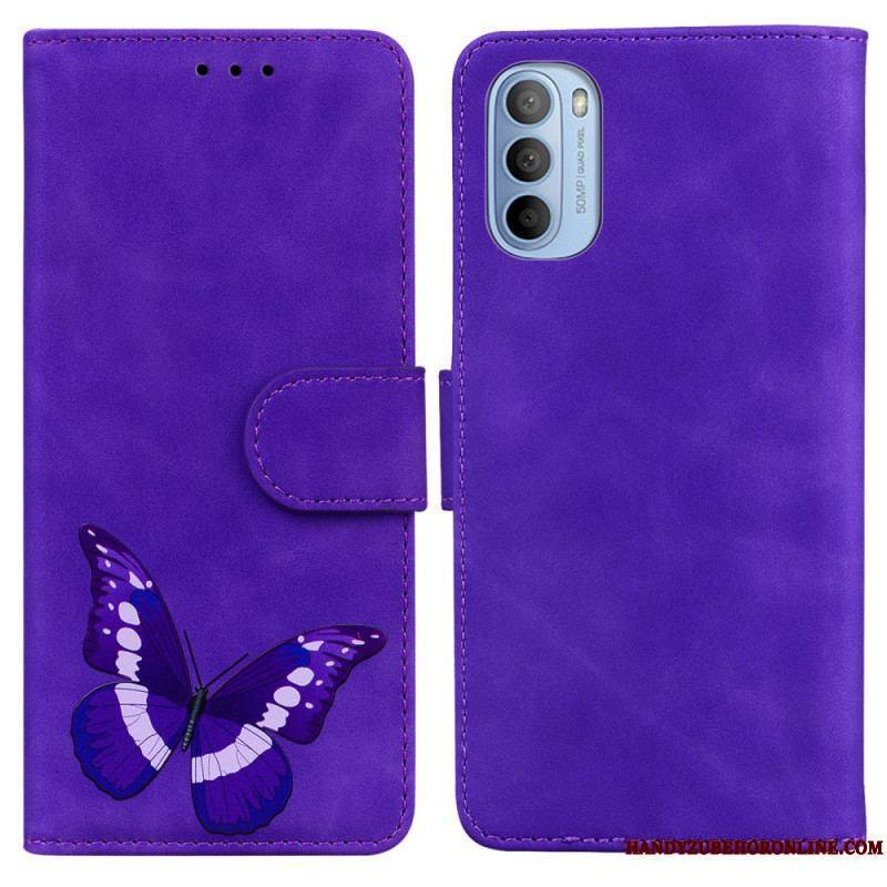 Housse Moto G41 / G31 Skin-Touch Papillon