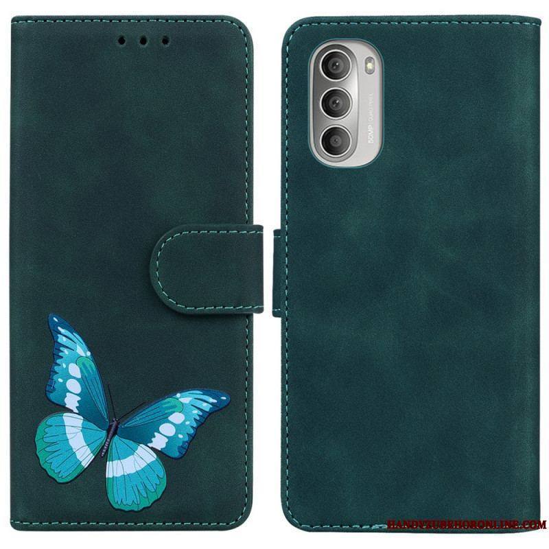 Housse Moto G51 5G Skin-Touch Papillon