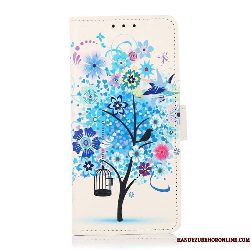 Housse Moto G71 5G Arbre Fleuri