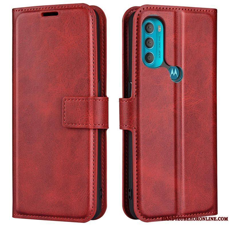 Housse Moto G71 5G Effet Cuir Slim Extrême