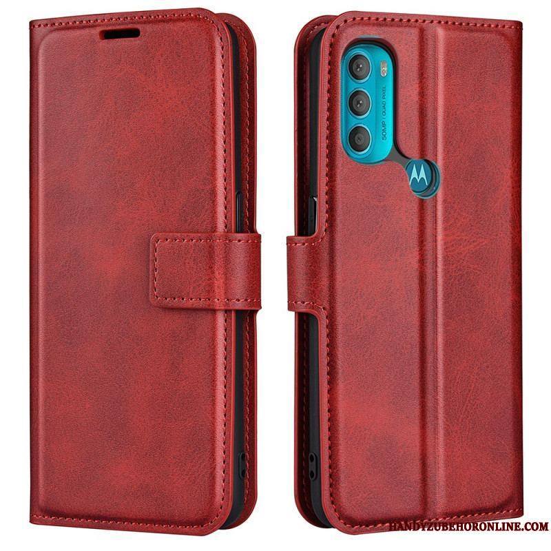 Housse Moto G71 5G Effet Cuir Slim Extrême