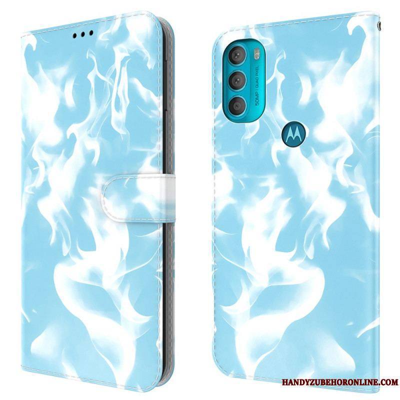 Housse Moto G71 5G Motif Abstrait