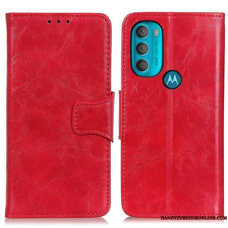 Housse Moto G71 5G Rabat Magnétique Double Face