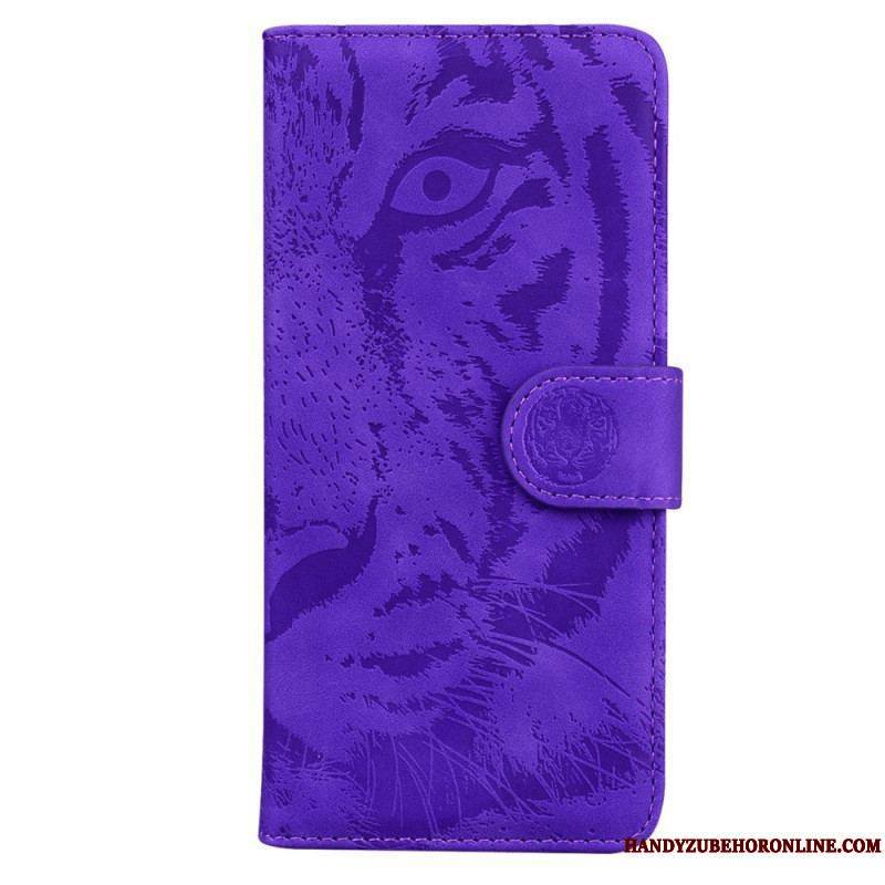 Housse Moto G73 5G Empreinte Tigre