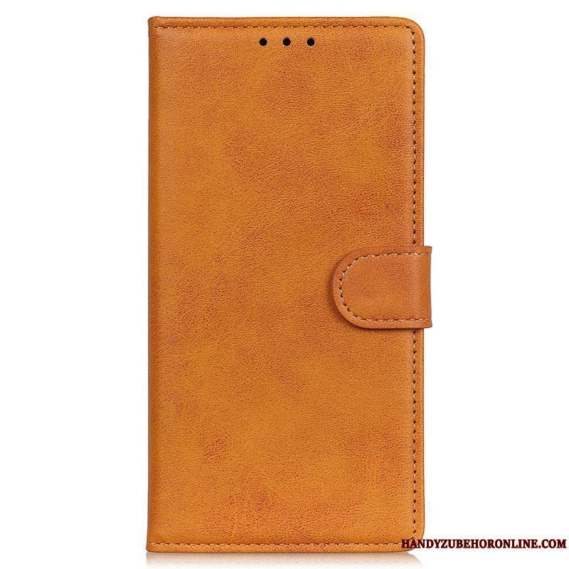 Housse Moto G73 5G Simili Cuir Mat