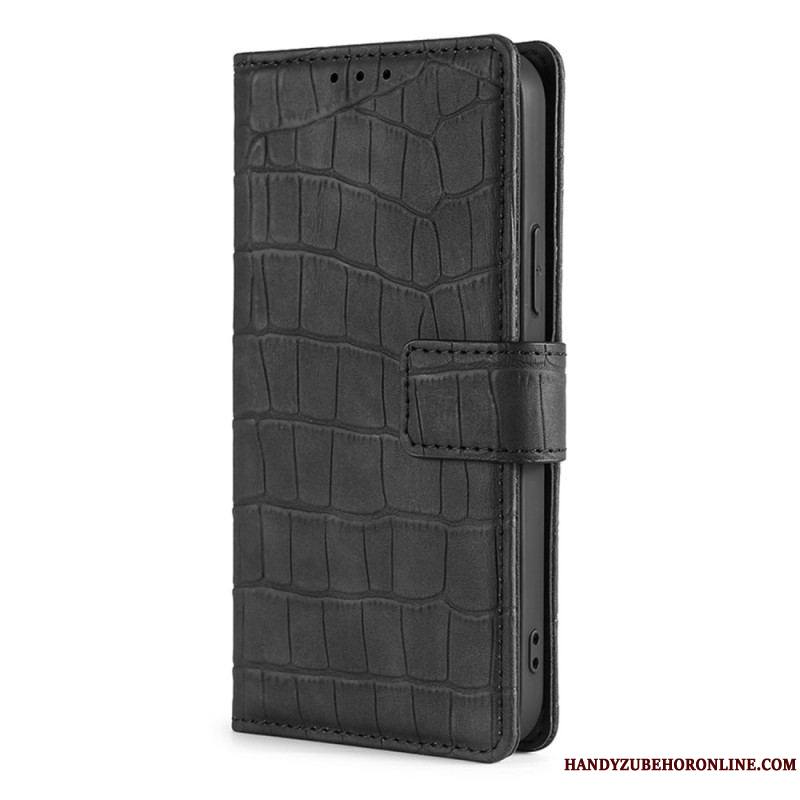 Housse Samsung Galaxy A13 Effet Peau de Crocodile