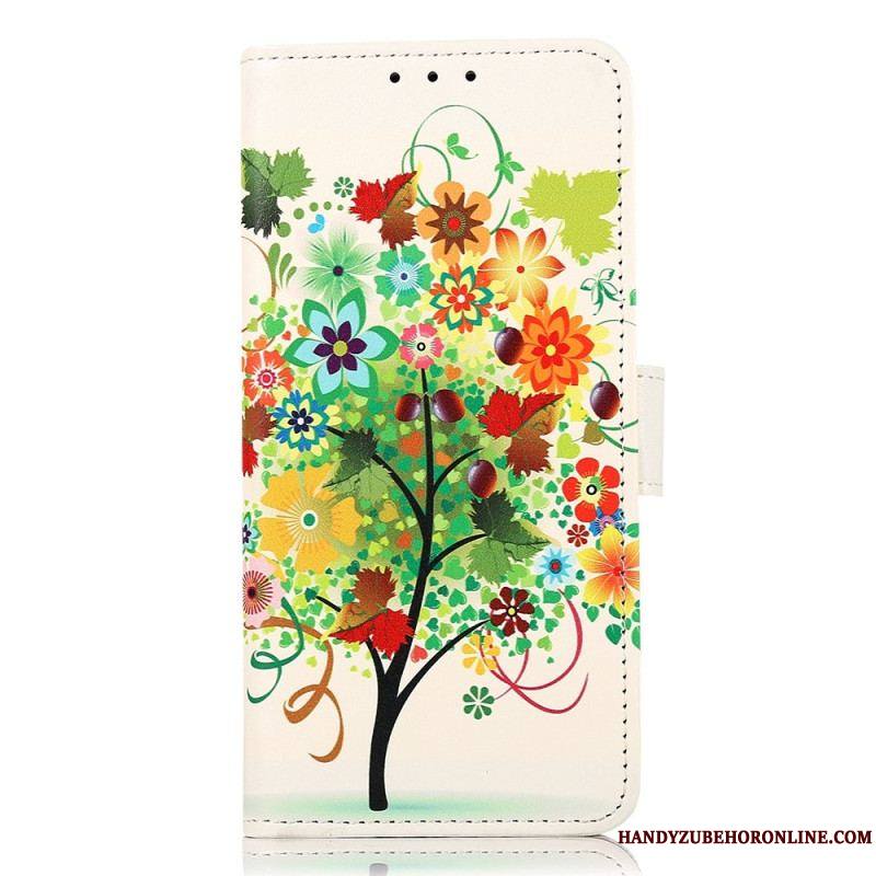 Housse Samsung Galaxy A14 5G / A14 Arbre Fleuri